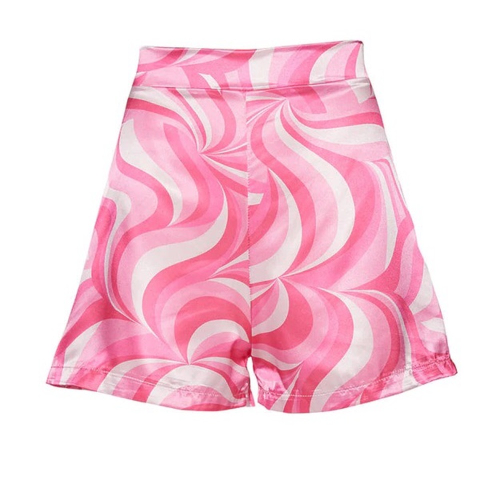 ASOS Pink Abstract Shorts - Picture 3 of 3